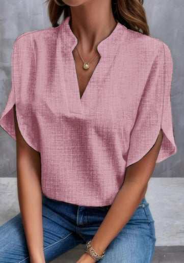V-Neck Short Sleeved Shirt
