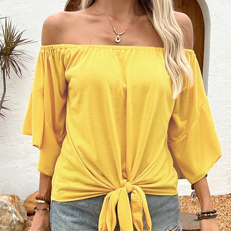 Off-Shoulder Casual Top