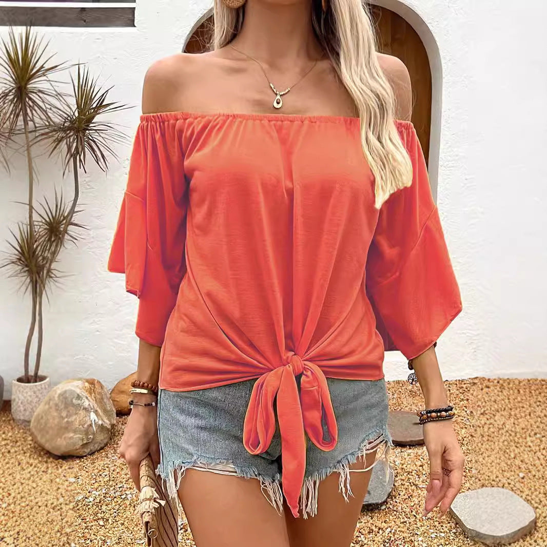 Off-Shoulder Casual Top