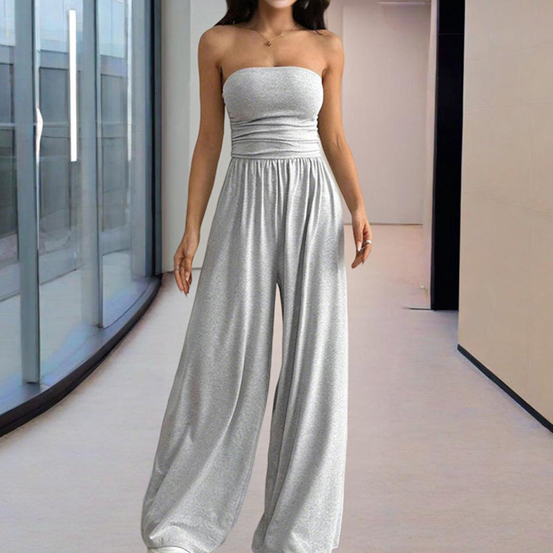 Jumpsuit With Wide-Leg Palazzo Pants