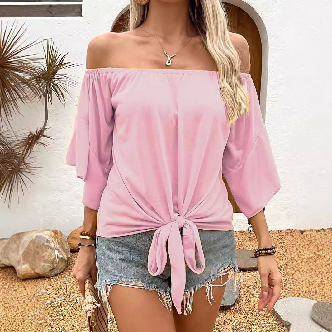 Off-Shoulder Casual Top
