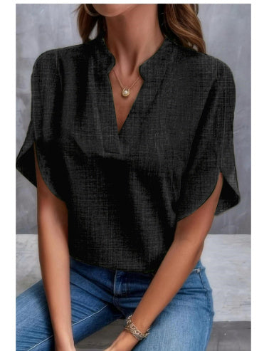 V-Neck Short Sleeved Shirt